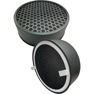 2-Pack Comfort Zone HEPA Filters + Charcoal Pre-Filter Set for Clean Air Purifie